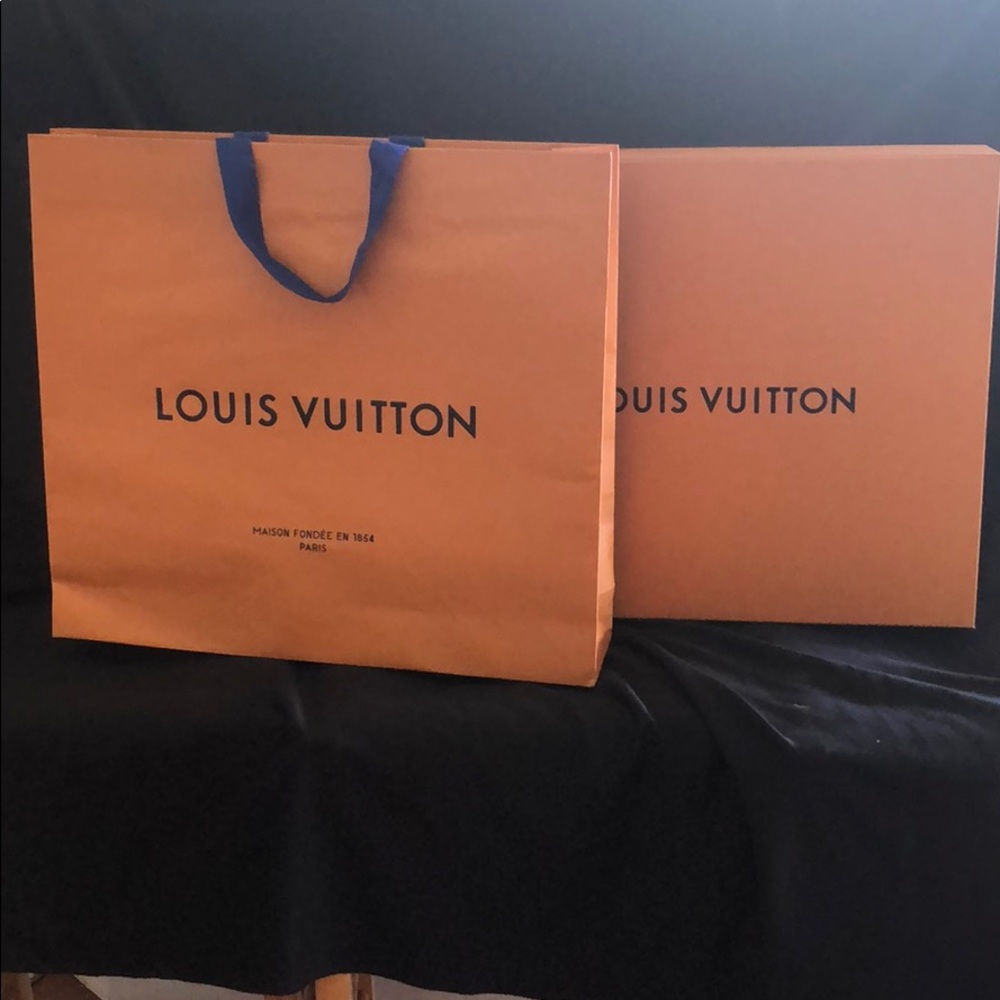 LV XL gift box and bag